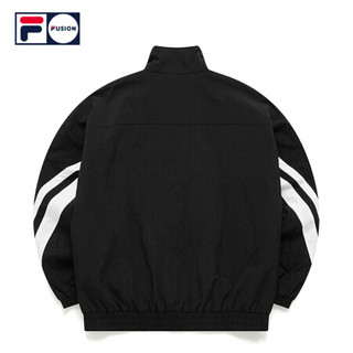 FILA FUSION斐乐男士棉服2021春季新款潮流保暖运动外套 深黑-BK（宽松版型，建议拍小一码） 180/100A/XL