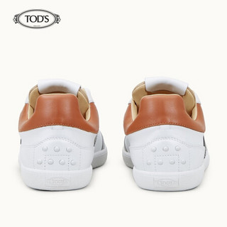 托德斯 TOD'S 2020秋冬 刘诗诗同款 女士牛皮运动鞋 休闲鞋  限量 礼盒礼品 白色/蓝色 37.5