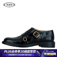 TOD'S 2021早春 女士牛皮孟克鞋 商务皮鞋 黑色 34