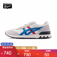 Onitsuka Tiger鬼塚虎运动休闲鞋男女厚底复古慢跑CALIFORNIA 78 EX 乳白色/灰色 42.5