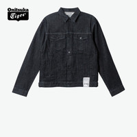 Onitsuka Tiger鬼塚虎牛仔外套休闲百搭男女 2181A412-408 黑色 S