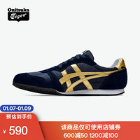 Onitsuka Tiger鬼塚虎2020秋冬男女鞋 SERRANO 复古休闲鞋 1183B400 藏青色 41.5