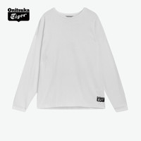 Onitsuka Tiger 鬼冢虎 20秋冬 休闲时尚简约男女款连帽套头卫衣 2183A623 白色 M