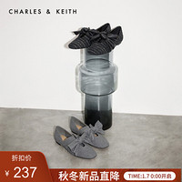 CHARLES＆KEITH2021春季CK1-70900072女士蝴蝶结装饰平底单鞋 Multi综合色 37
