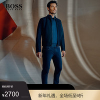 HUGO BOSS雨果博斯牛仔裤男2020春夏Porsche系列双面弹力牛仔裤 406-深蓝色 34