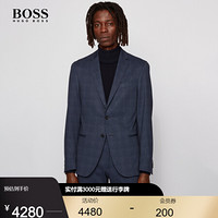 HUGO BOSS雨果博斯西服男2020秋季新款商务休闲西服外套 402-深蓝色 48A