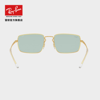 RayBan雷朋2020新品太阳镜渐变镜片炫酷时尚中性款墨镜0RB3668 001/Q5金色镜框渐变绿蓝镜片55尺寸 尺寸55