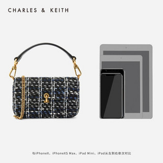 CHARLES＆KEITH2021春季CK2-80270609女士弧形翻盖饰手提单肩包 Multi综合色 S