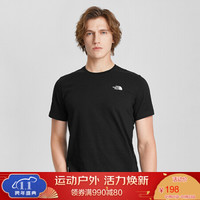 TheNorthface北面短袖T恤情侣款户外上新|4UDW JK3/黑色 XS
