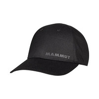 MAMMUT/猛犸象 Sertig 高透气轻量速干棒球帽 黑色 L