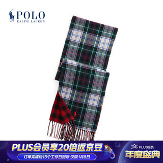 Ralph Lauren/拉夫劳伦男配 2020年冬季双面格纹围巾51085 200-多色 ONE