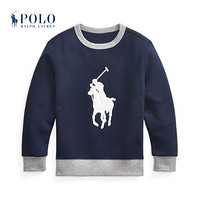 Ralph Lauren/拉夫劳伦男童 2020年秋季Big Pony圆领毛衫34118 410-海军蓝 2/2T