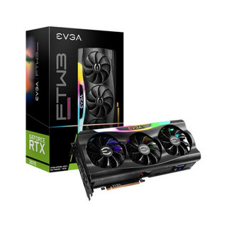 EVGA GeForce RTX 3070 FTW3 ULTRA 显卡 8GB 黑色