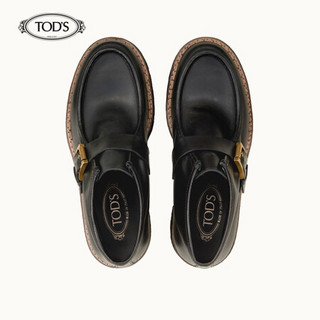 TOD'S 2020秋冬 男士牛皮挪威乐福鞋 黑色 40