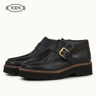 TOD'S 2020秋冬 男士牛皮挪威乐福鞋 黑色 40