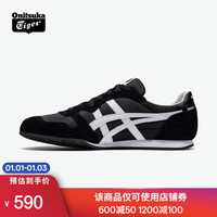 Onitsuka Tiger鬼塚虎2020秋冬男女鞋 SERRANO 复古休闲鞋 1183B400 黑色 41.5