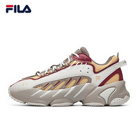 FILA 斐乐官方 男鞋ADE老爹鞋2020秋季新款休闲复古百搭运动鞋 奶油杏桃/烤椰子色-TA 41