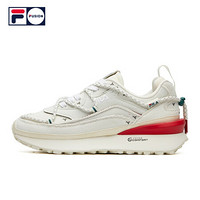 FILA FUSION 斐乐女子老爹鞋2020秋冬新款运动鞋休闲圣诞款JOGGER 灰/红/绿-GG 39