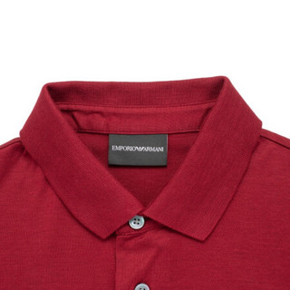 EMPORIO ARMANI阿玛尼EA奢侈品男装20秋冬男士POLO衫 EA6H1FF6-1JBVZ RED-0353红色 M