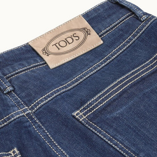 TOD'S 2020春夏  男士五口袋牛仔裤 礼盒礼品 蓝色 S