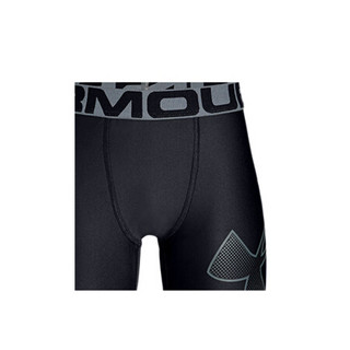 安德玛官方UA Armour男童运动紧身裤Under Armour1331723 黑色001 YL