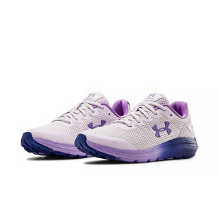 安德玛官方UA Surge 2 Frosty女童运动跑步鞋Under Armour3023686 紫色500 38.5