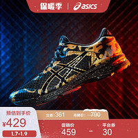 ASICS/亚瑟士 男运动鞋黑金竞速跑步鞋 GEL-NOOSA铁人三项减震跑鞋 黑色/金色 40