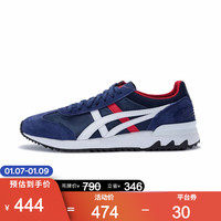 Onitsuka Tiger鬼塚虎运动休闲鞋男女厚底复古慢跑CALIFORNIA 78 EX 深蓝色 40.5