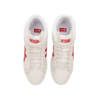 Onitsuka Tiger鬼塚虎加绒保暖男女休闲鞋FABRE RB 1183B512 100-米白色 38