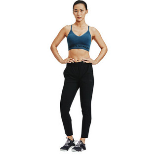 安德玛官方UA Seamless女子运动内衣—低强度Under Armour1357232 蓝色467 L