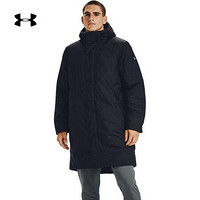 安德玛官方UA Insulated Bench男子运动训练夹克Under Armour1355850 黑色001 XXL