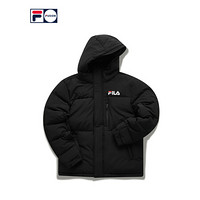 FILA FUSION x WM 斐乐白山联名男士羽绒服2020年冬新款潮流外套 深黑-BK 170/92A/M