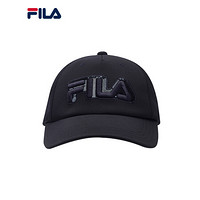 FILA斐乐官方女子棒球帽2020秋冬新款时尚运动休闲logo棒球帽 传奇蓝-NV XS
