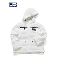 FILA FUSION x WM 斐乐白山联名女士羽绒服2020年冬新款潮流运动 标准白-WT（宽松版型，建议拍小一码） 155/76A/XS