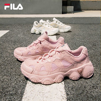 FILA 斐乐官方 JAGGER老爹鞋男 2020新款休闲运动鞋爪爪鞋男鞋 烟玫粉-RS 44.5