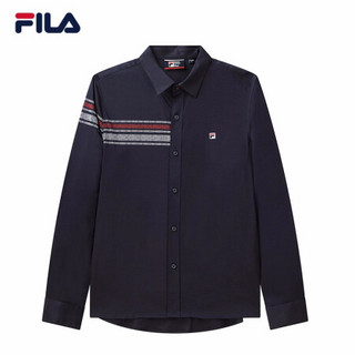 FILA 斐乐 X 3.1 Phillip Lim男士衬衫2021年联名长袖上衣 传奇蓝-NV 180/100A/XL