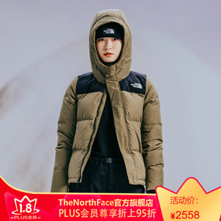 TheNorthFace北面羽绒服女户外防风保暖上新|4NEZ 7D6/绿色 S