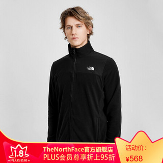 TheNorthFace北面抓绒衣男户外舒适保暖上新|49AE JK3/黑色 XXL