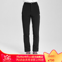 TheNorthFace北面长裤女户外保暖防泼水上新|4NFD JK3/黑色 10