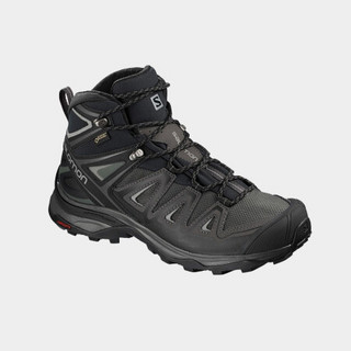 萨洛蒙（Salomon）女款 户外运动防水透气中帮登山徒步鞋 X ULTRA 3 MID GTX 磁铁灰 404756 UK4(36 2/3)