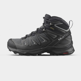 萨洛蒙（Salomon）女款 户外运动防水透气中帮登山徒步鞋 X ULTRA 3 MID GTX 磁铁灰 404756 UK4(36 2/3)