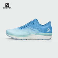 萨洛蒙（Salomon）女款 户外运动轻量灵敏城市跑运动鞋 SONIC 4 Accelerate 青绿色 413035 UK5.5(38 2/3)
