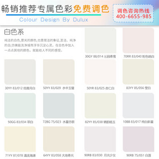 多乐士（Dulux）竹炭清新居五合一墙面漆 内墙乳胶漆 油漆涂料 墙面漆A895+A748套装15L定制品