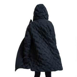 萨洛蒙（Salomon）女款 户外休闲轻便保暖长款羽绒服LONG WELDING JKT 黑色201009 XL