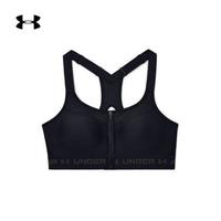 安德玛 官方UA Armour女子拉链运动内衣—高强度Under Armour1355110 黑色001 34C