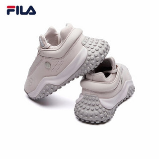 FILA x MIHARA 斐乐官方 老爹鞋女2021春季休闲运动女波点鞋 静紫罗兰-HV 37.5