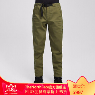 TheNorthFace北面长裤男户外防风保暖上新|4NBU 7D6/绿色 32