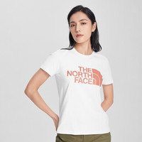 TheNorthFace北面短袖T恤女户外舒适透气上新|5B3R FN4/白色 M