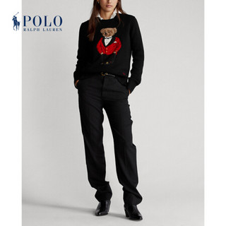 Ralph Lauren/拉夫劳伦女装 2021年早春新年系列Polo小熊针织毛衫21953 001-黑色 XXS