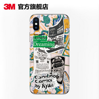 3M 清醒梦系列手机贴纸防刮蹭手机创意背膜 双重梦境_谢恺宸 iPhone XR